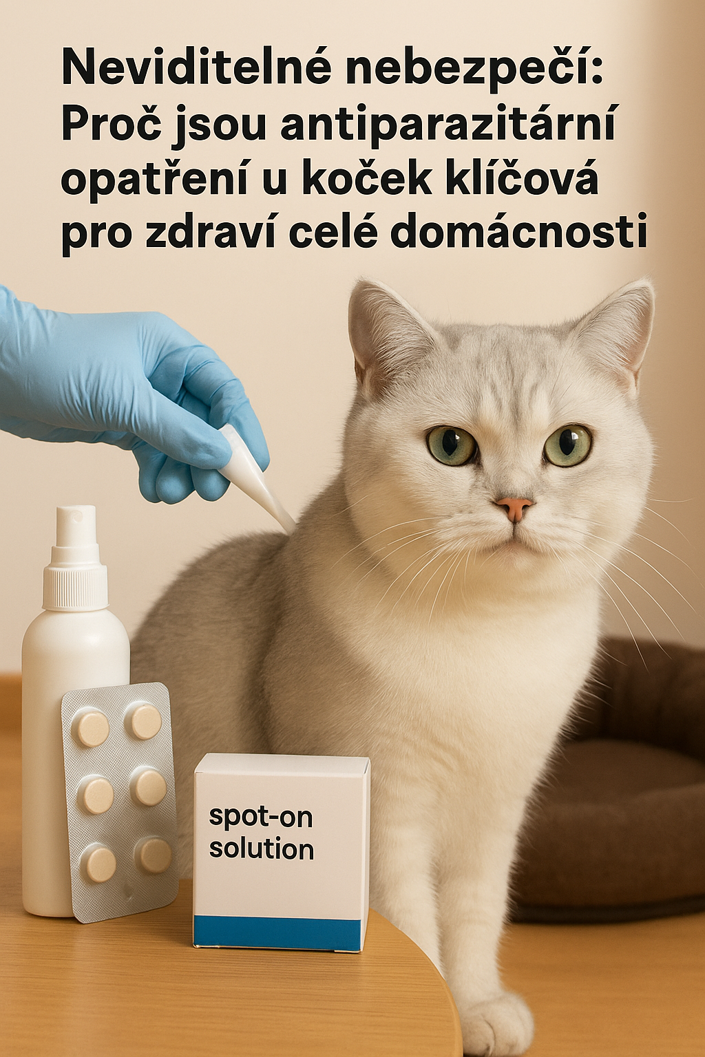 Neviditelné nebezpečí: Proč jsou antiparazitární opatření u koček klíčová pro zdraví celé domácnosti